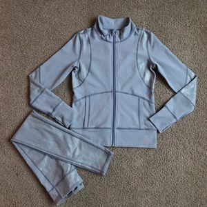 Zella Girls Jacket And Legging Set Sz M